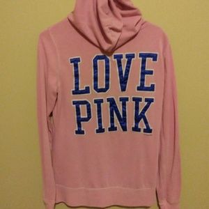 Pink hoodie